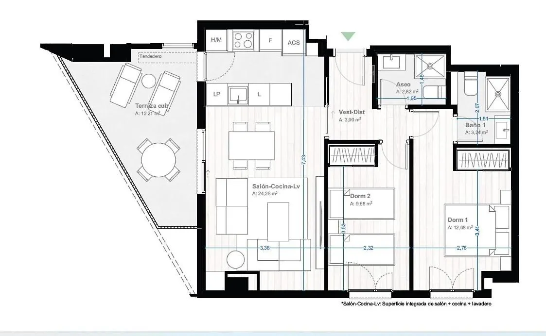 Urban Sky Serviced Apartments By P&O 26H Малага